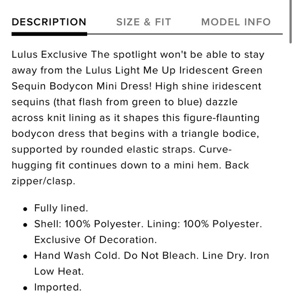 Lulus Light Me Up Iridescent Green Sequin Bodycon Mini Dress: Iridescent Green - Picture 5 of 6